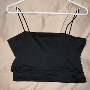 Black crop top